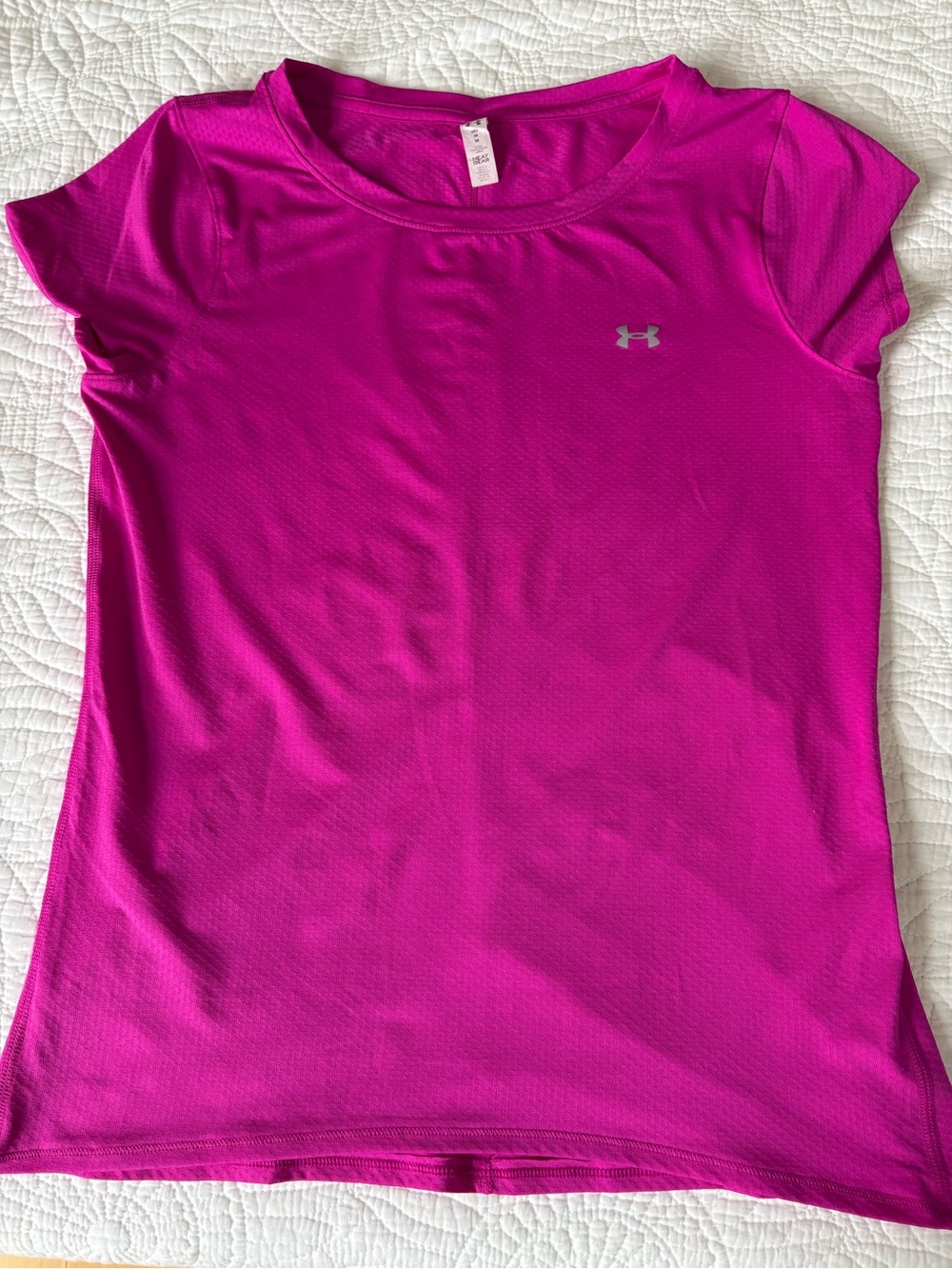Under Armour Bright Fuchsia Workout Tee
